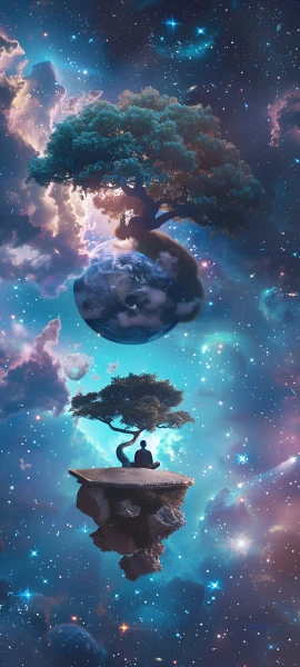 dreamy fusion wallpaper — star (sky), scenery, planet, sky (free 4K phone download)