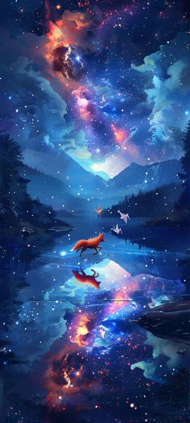 magical fusion wallpaper — sky, star (sky), scenery, night (free 4K phone download)