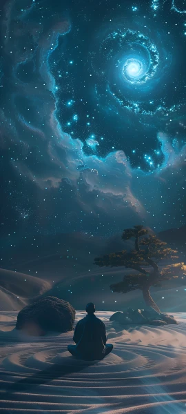 dreamy anime boy wallpaper — star (sky), sky, starry sky, night (free 4K phone download)