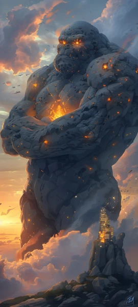 epic fusion wallpaper — cloud, sky, giant, glowing (free 4K phone download)