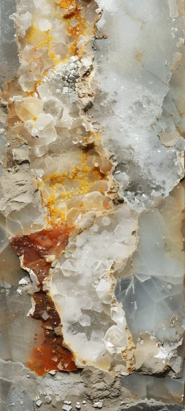 painterly fusion wallpaper — snow, scenery (free 4K phone download)