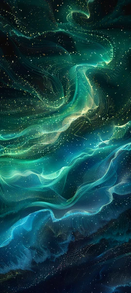 magical fusion wallpaper — aurora, sky, scenery, star (sky) (free 4K phone download)