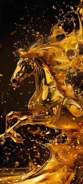 epic fusion wallpaper — yellow theme, from side, black background, orange theme (free 4K phone download)