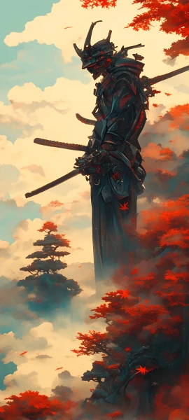 epic anime boy wallpaper — weapon, sword, armor (free 4K phone download)
