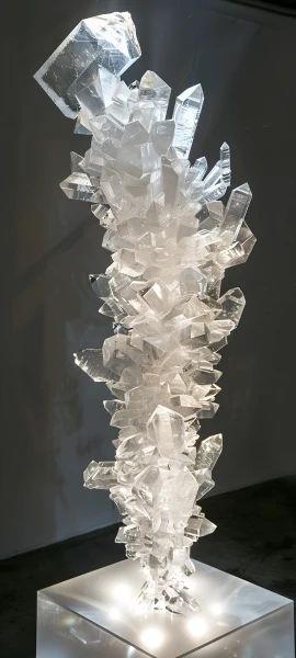 elegant fusion wallpaper — crystal, gem, light particles, still life (free 4K phone download)