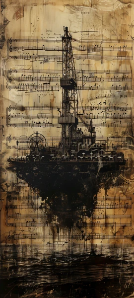 gothic fusion wallpaper — musical note (free 4K phone download)