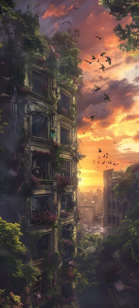 epic fusion wallpaper — scenery, bird, cloud, sky (free 4K phone download)