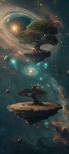 magical fusion wallpaper — scenery, star (sky), sky, planet (free 4K phone download)