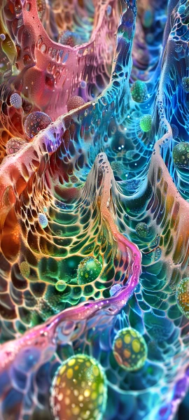 colorful fusion wallpaper — water, colorful, waves (free 4K phone download)