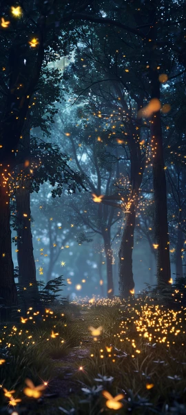 magical fusion wallpaper — nature, scenery, forest, tree (free 4K phone download)