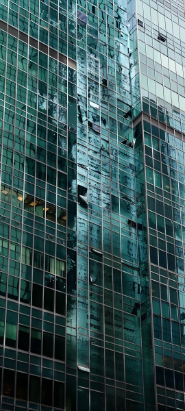 futuristic fusion wallpaper — building, scenery, city, sky (free 4K phone download)