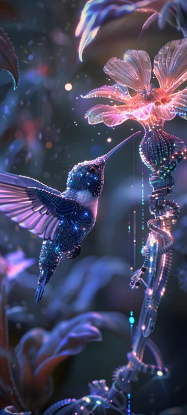 dreamy fusion wallpaper — bird, animal focus, blurry background, animal (free 4K phone download)
