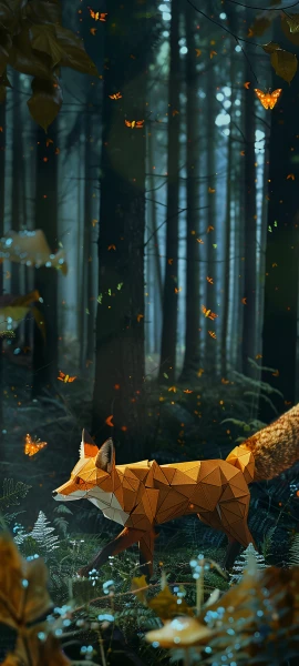 magical fusion wallpaper — nature, forest, bug, pokemon (creature) (free 4K phone download)