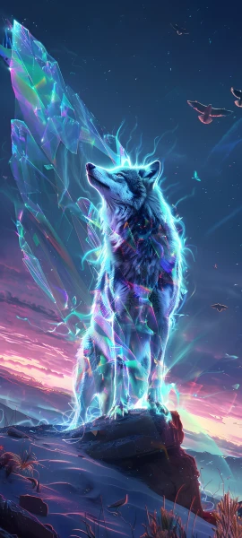 magical fusion wallpaper — sky, star (sky), scenery, animal (free 4K phone download)