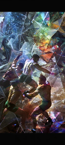abstract fusion wallpaper — multiple boys, short hair, male focus, glass (free 4K phone download)