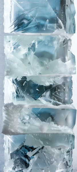 cool anime girl wallpaper — ice, snow, frozen (free 4K phone download)