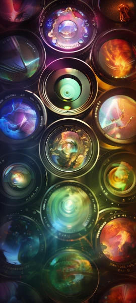 painterly anime girl wallpaper — third eye, hat, skirt (free 4K phone download)