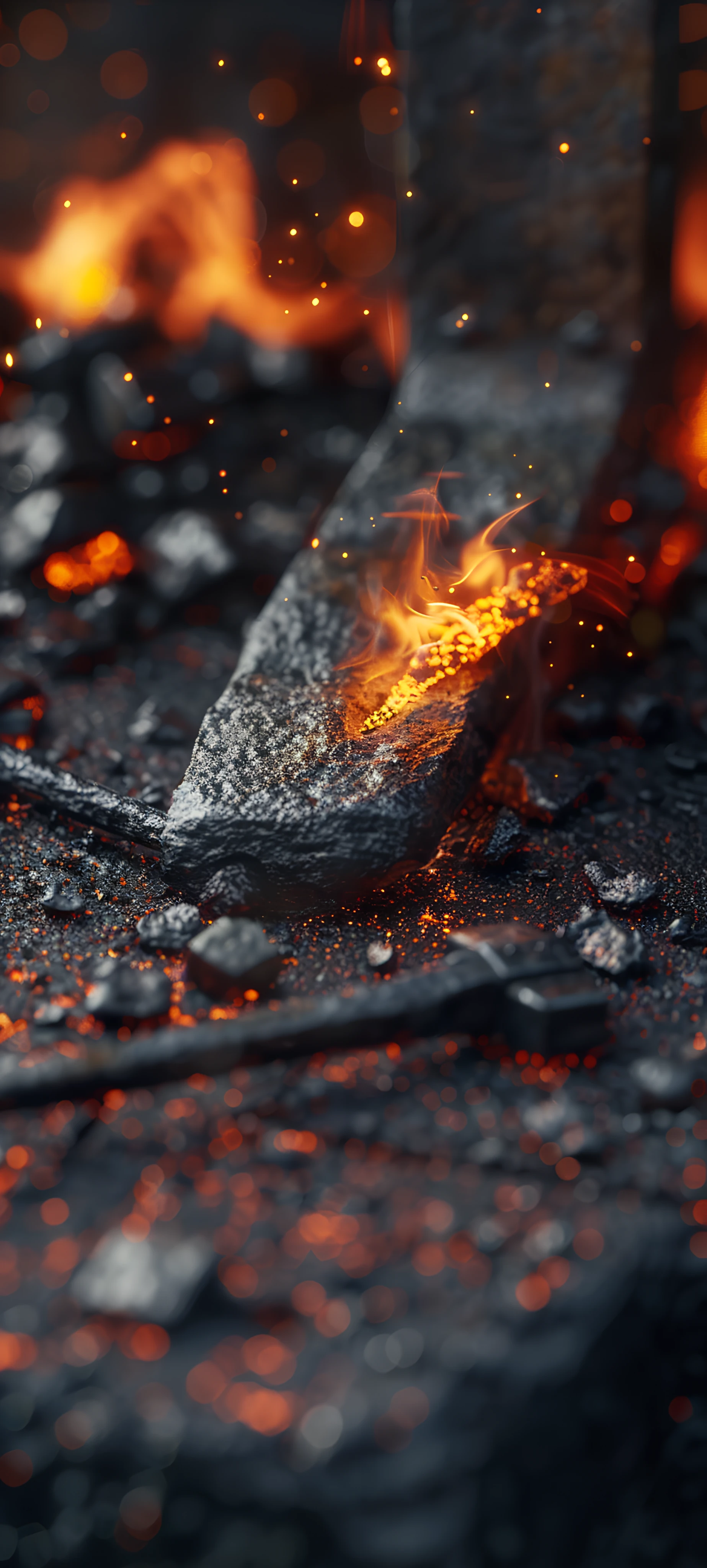 epic fusion wallpaper — fire, embers, scenery (free 4K phone download)