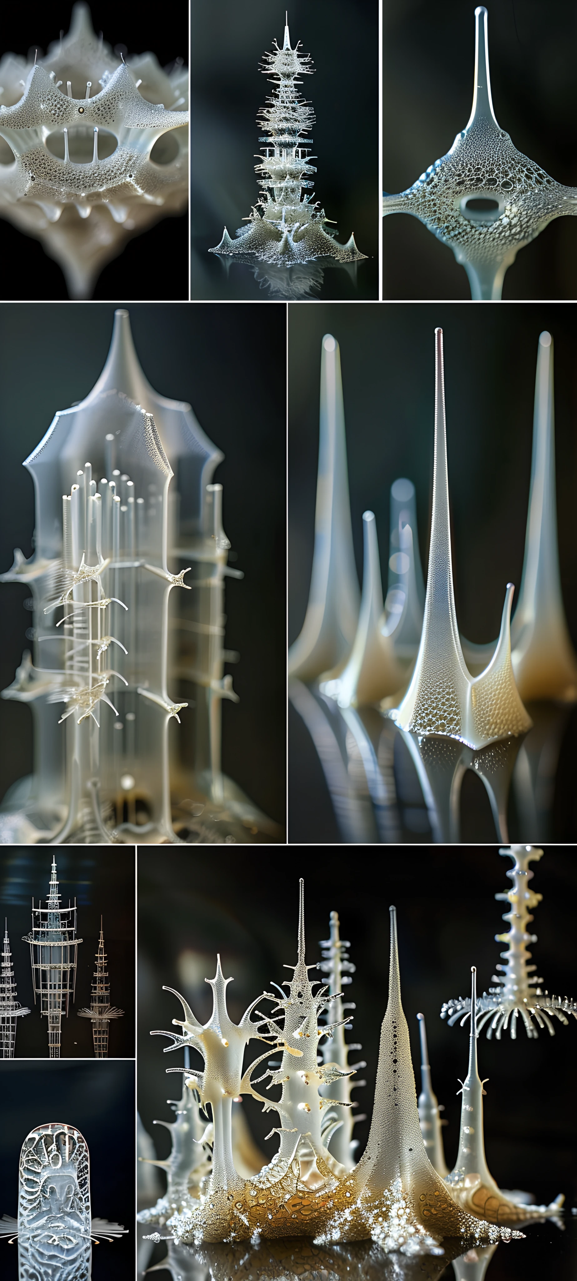 futuristic fusion wallpaper — bone, black background (free 4K phone download)