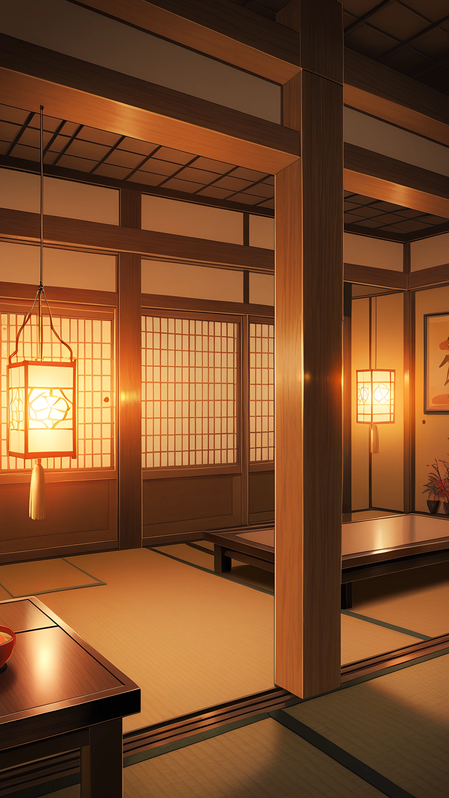 Anime Wallpaper Cozy Tea House 1440×2560 anime wallpaper