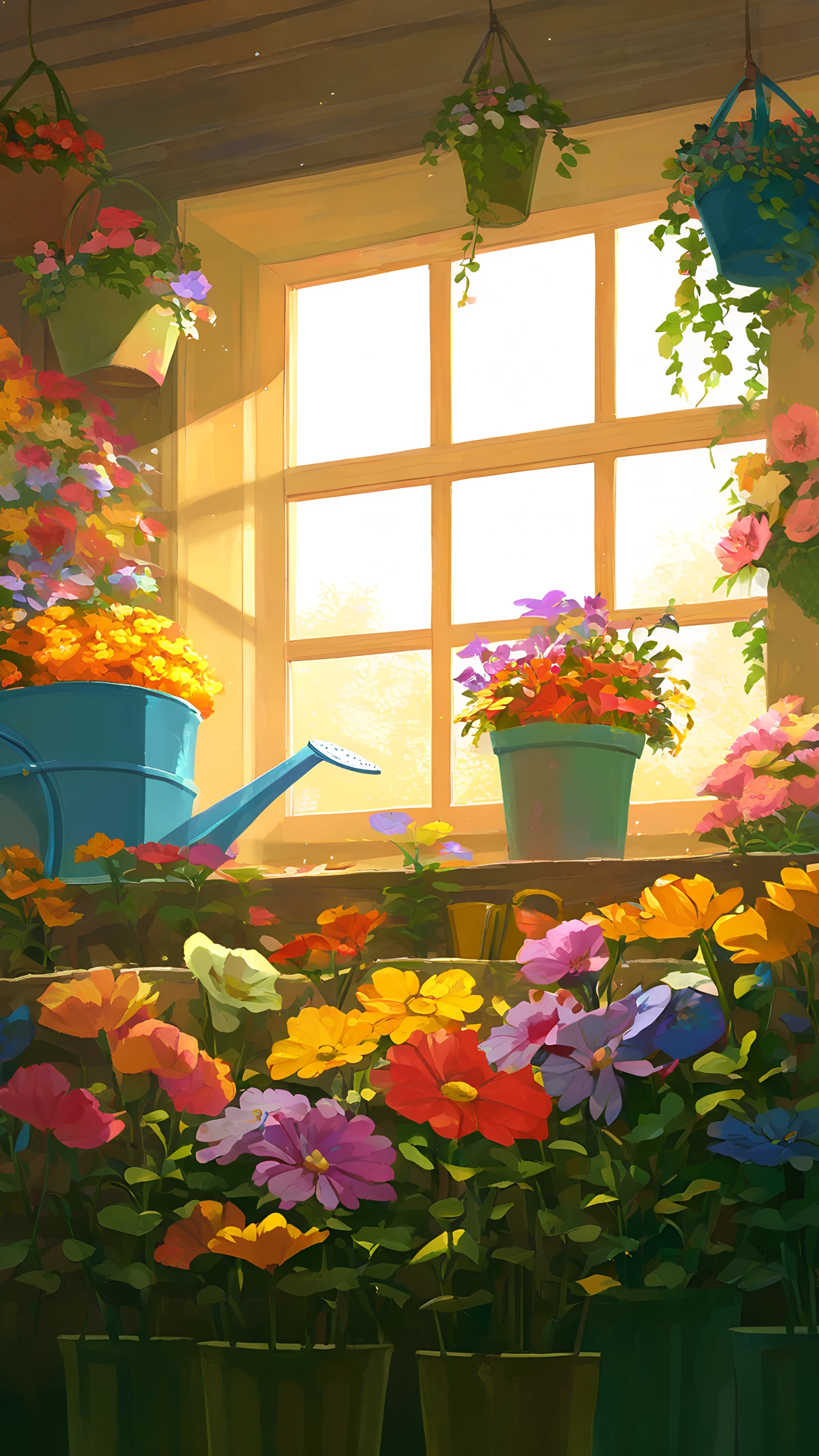 Anime Wallpaper Flower Shop 1440×2560 anime wallpaper