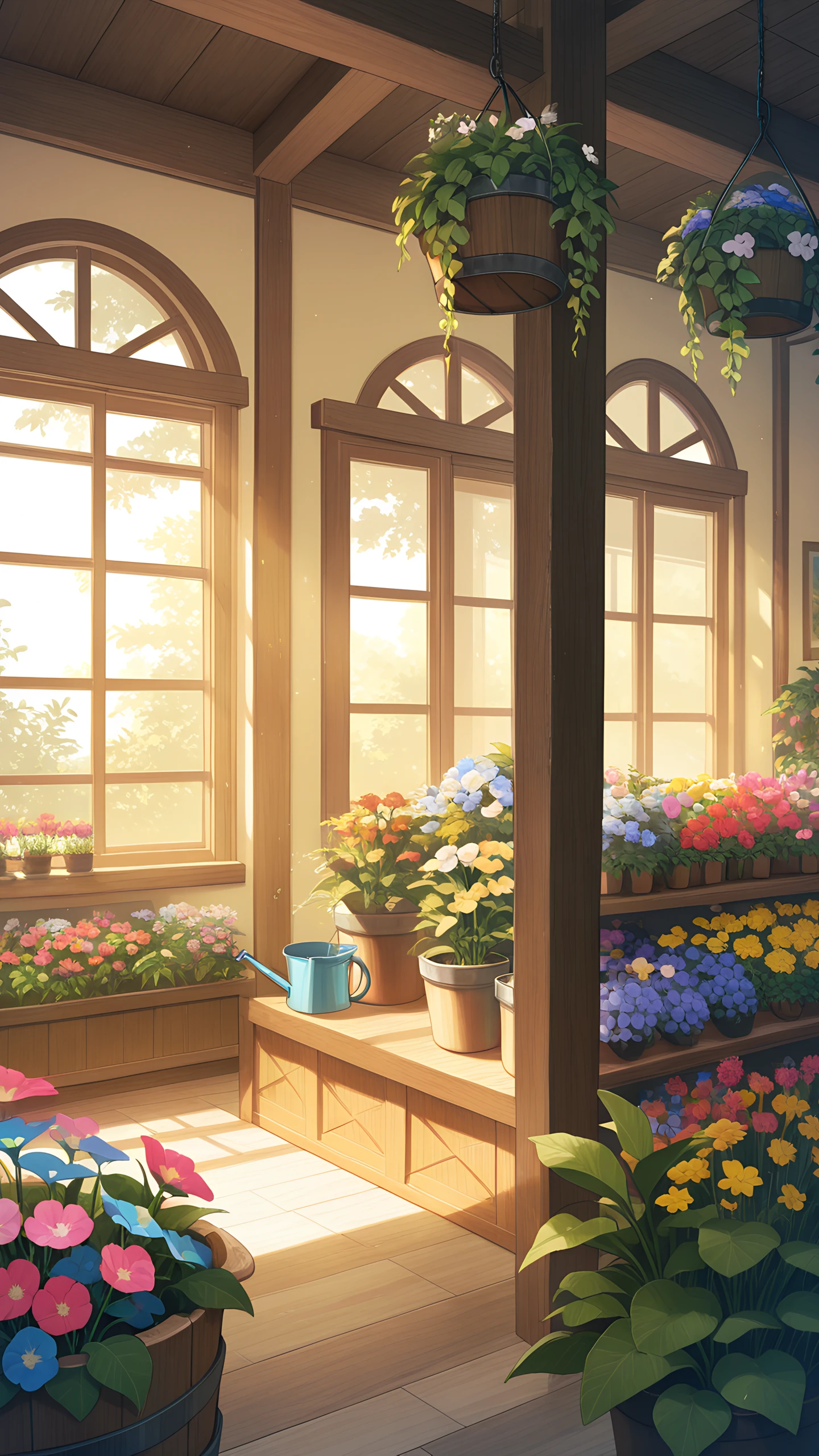 Anime Wallpaper Flower Shop 1440×2560 anime wallpaper