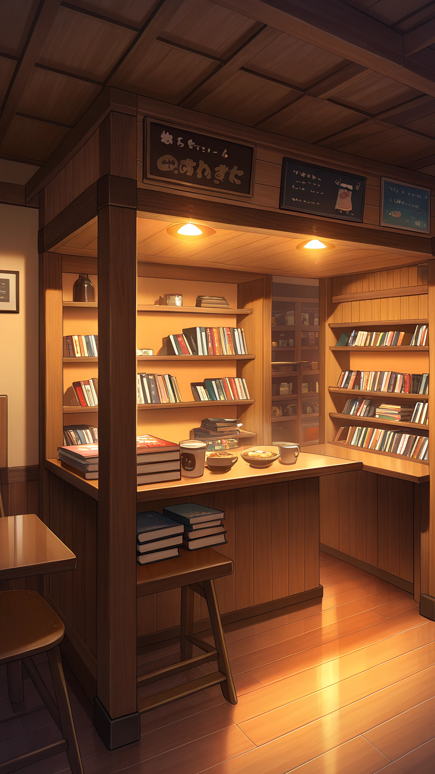 Anime Wallpaper Manga Cafe Booth 1440×2560 anime wallpaper