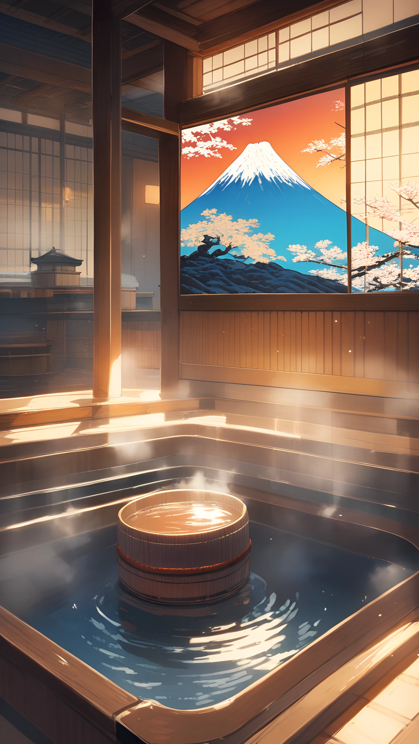 Anime Wallpaper Sento Bathhouse 1440×2560 anime wallpaper
