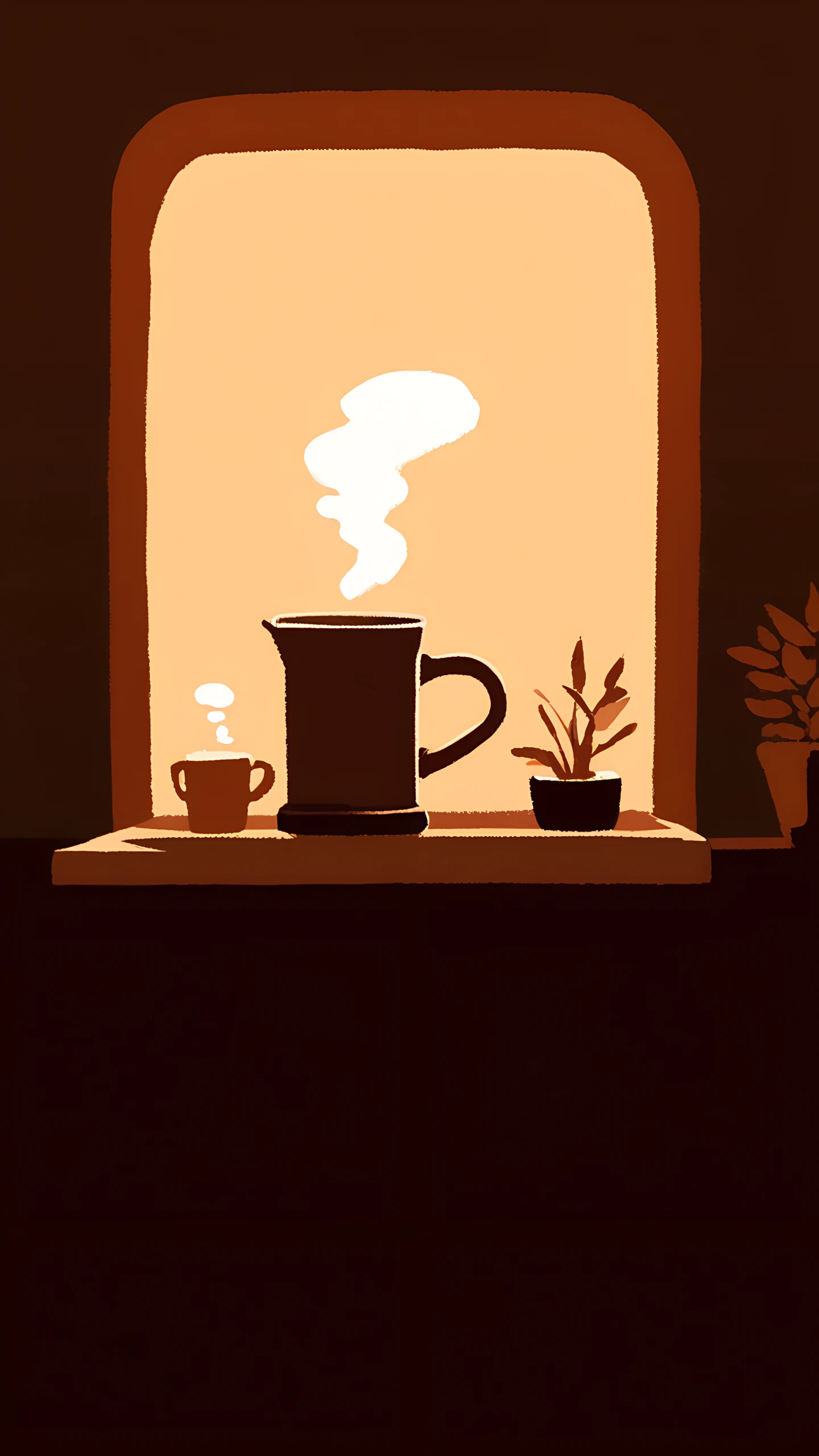Anime Wallpaper Sunny Kitchen Morning 1440×2560 anime wallpaper