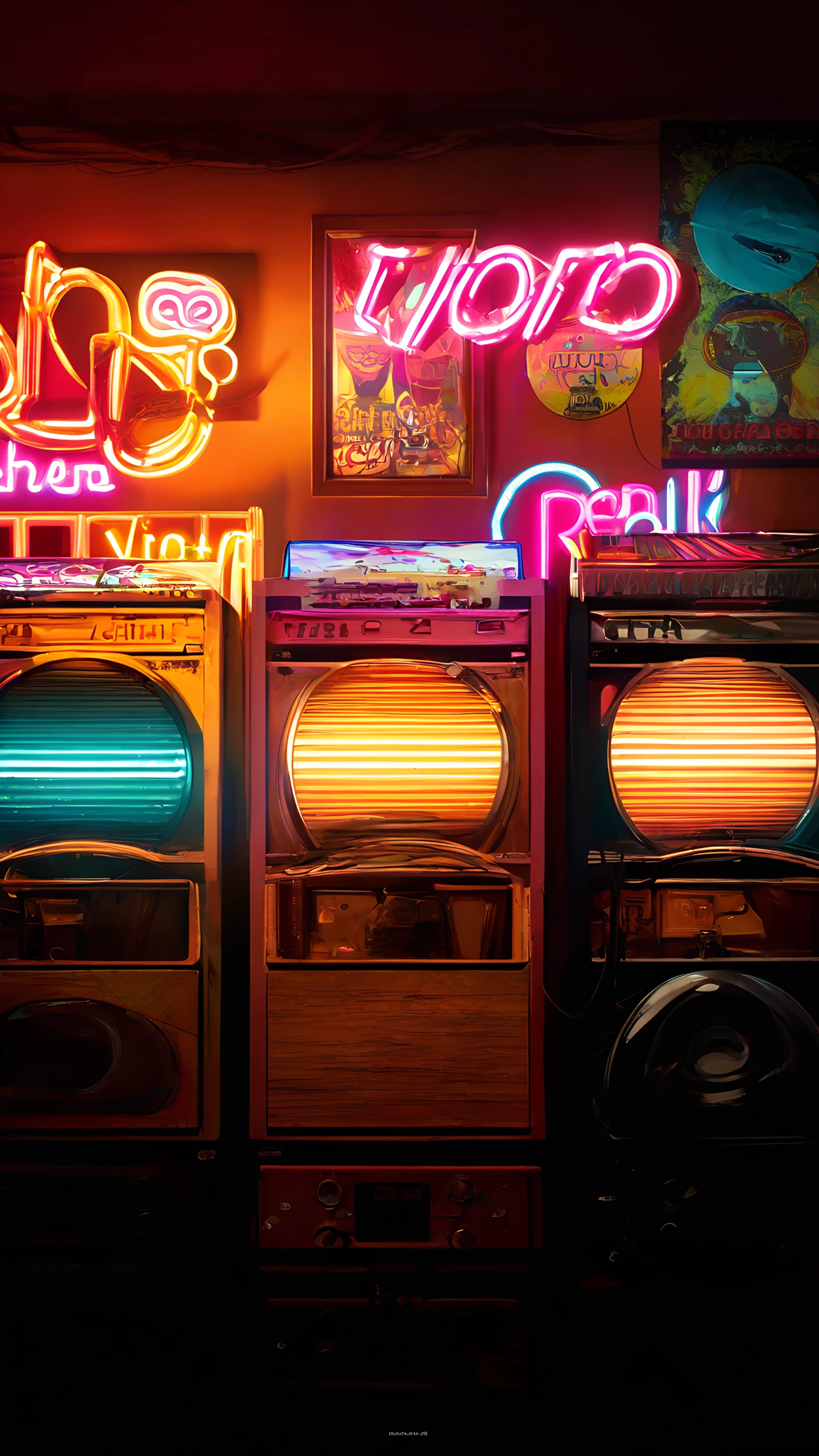 Anime Wallpaper Vinyl Record Shop 1440×2560 anime wallpaper