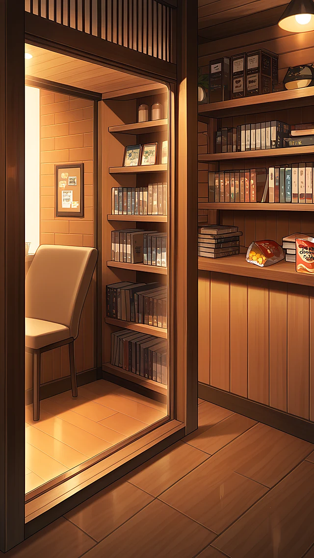 anime wallpaper manga cafe booth — 1440×2560