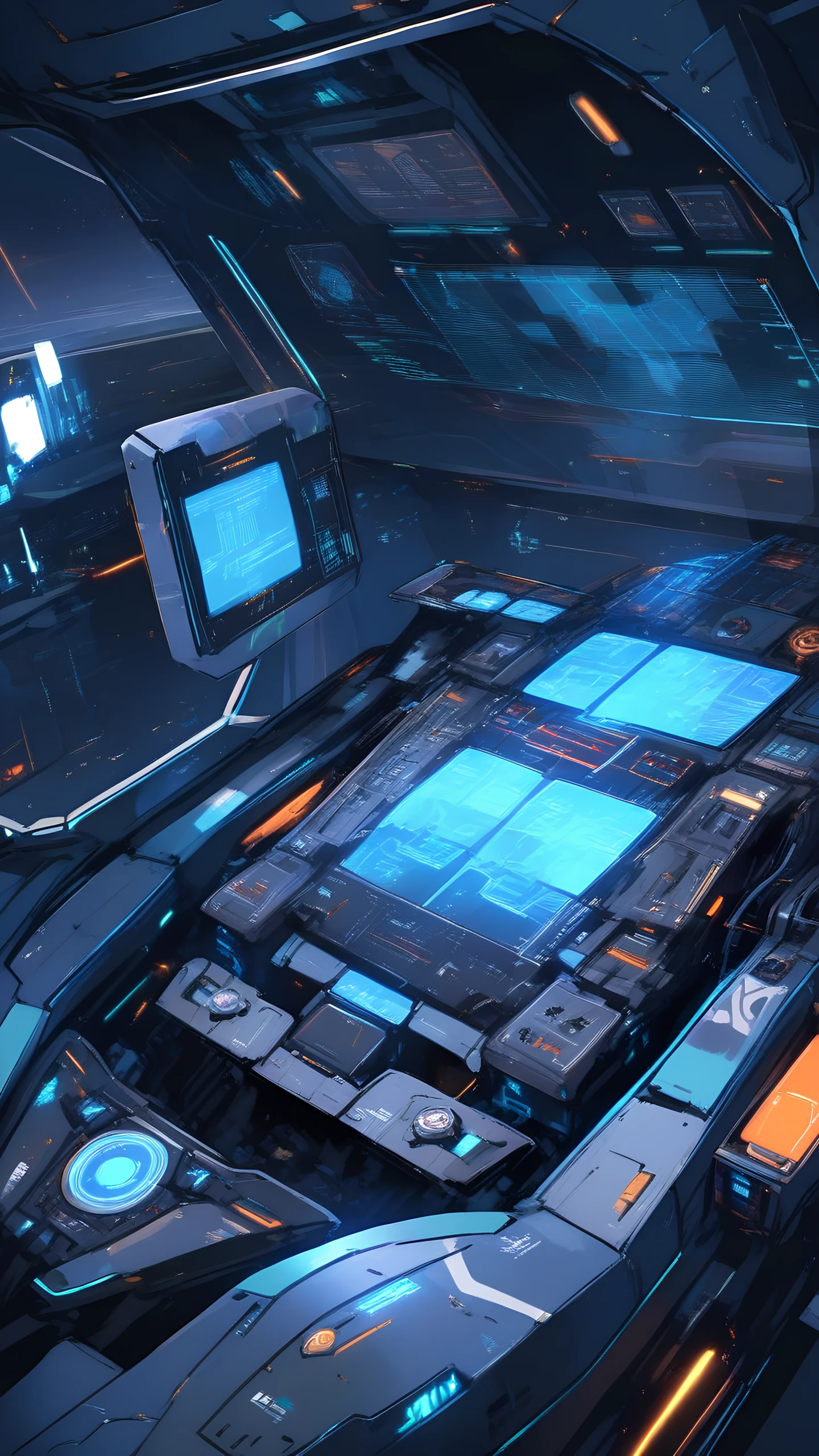 Anime Wallpaper Mecha Cockpit Hud 1440×2560 anime wallpaper