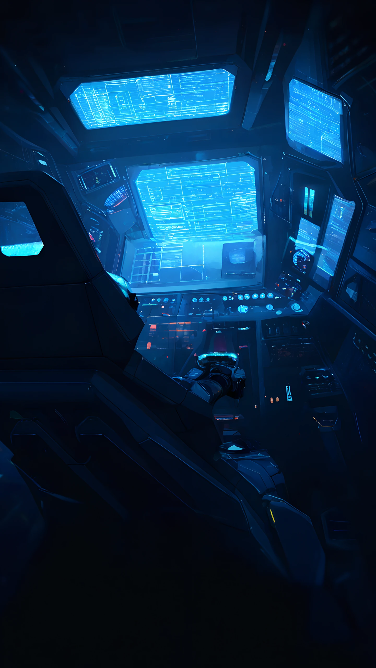 Anime Wallpaper Mecha Cockpit Hud 1440×2560 anime wallpaper