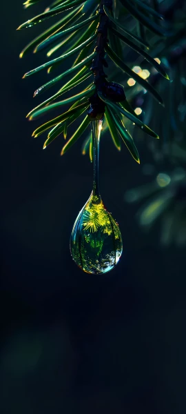 serene nature wallpaper — plant, still life, scenery, night (free 4K phone download)