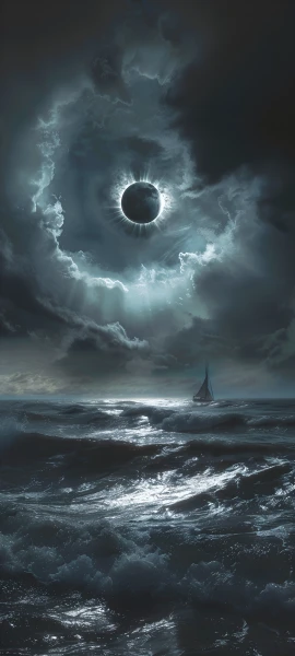 epic nature wallpaper — cloud, scenery, ocean, waves (free 4K phone download)