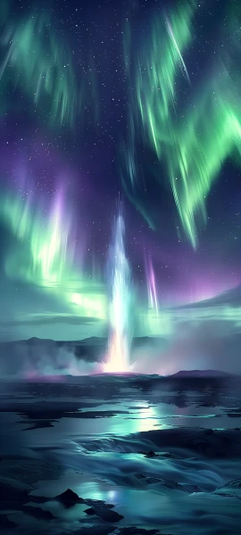 magical nature wallpaper — aurora, scenery, sky, star (sky) (free 4K phone download)