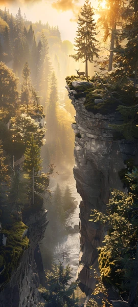 serene nature wallpaper — scenery, tree, nature, forest (free 4K phone download)