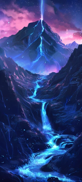 magical nature wallpaper — scenery, sky, star (sky), cloud (free 4K phone download)