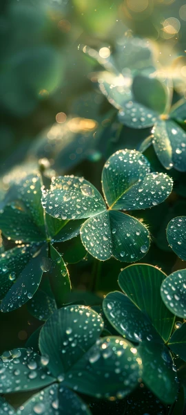 serene nature wallpaper — water drop, leaf, scenery, plant (free 4K phone download)