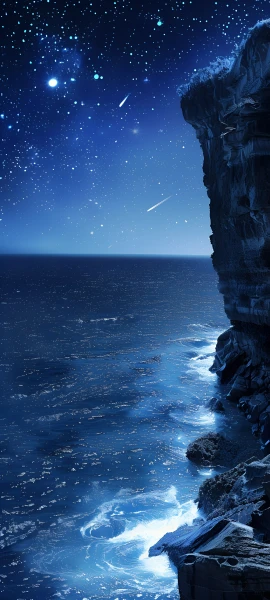 dreamy nature wallpaper — star (sky), scenery, sky, starry sky (free 4K phone download)