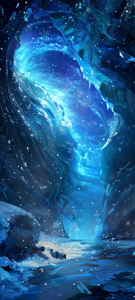 magical nature wallpaper — scenery, star (sky), snow, sky (free 4K phone download)