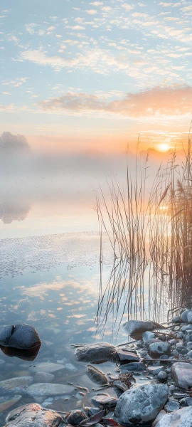 serene nature wallpaper — scenery, sky, cloud, tree (free 4K phone download)