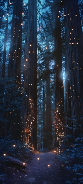 magical nature wallpaper — forest, nature, scenery, tree (free 4K phone download)