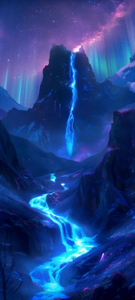 magical nature wallpaper — aurora, scenery, star (sky), sky (free 4K phone download)