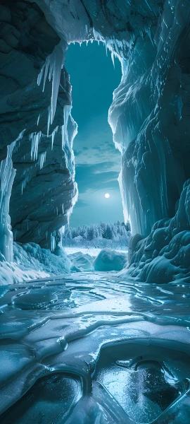 serene nature wallpaper — scenery, sky, bird, snow (free 4K phone download)