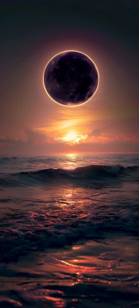 serene nature wallpaper — scenery, sky, cloud, sun (free 4K phone download)