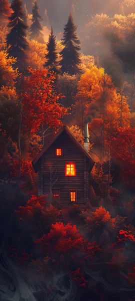 cozy nature wallpaper — tree, scenery, forest, nature (free 4K phone download)