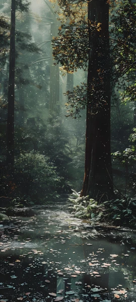 serene nature wallpaper — scenery, tree, nature, forest (free 4K phone download)
