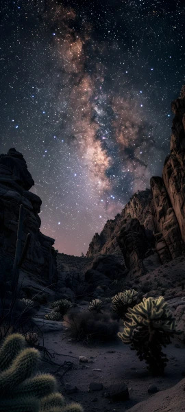 serene nature wallpaper — star (sky), sky, starry sky, night (free 4K phone download)
