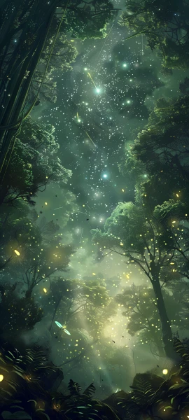 magical nature wallpaper — scenery, tree, nature, forest (free 4K phone download)